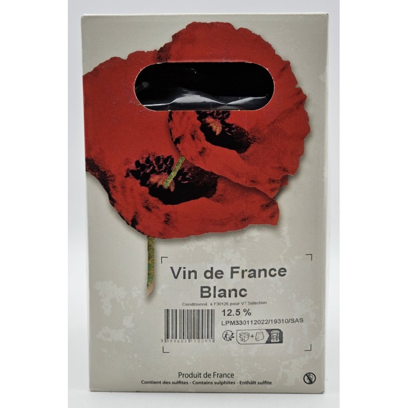 Les Vignerons De Tavel - Vin De France Blanc Bib 10 Litres | white wine