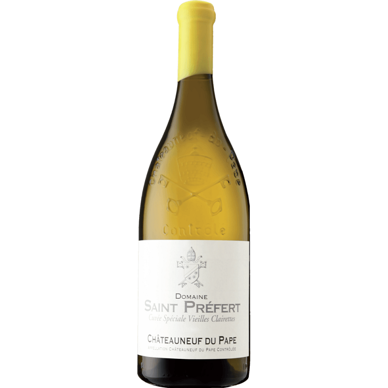 Domaine Saint-Prefert Chateauneuf-Du-Pape Blanc Cuvee Speciale Vieilles Clairettes - Vin Bio | white wine