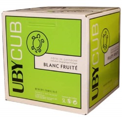 Domaine Uby Cub Blanc Sec Et Fruite 5 Litres | white wine