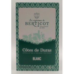 Les Vignerons De Berticot Cotes De Duras - Bib 5 Litres | white wine